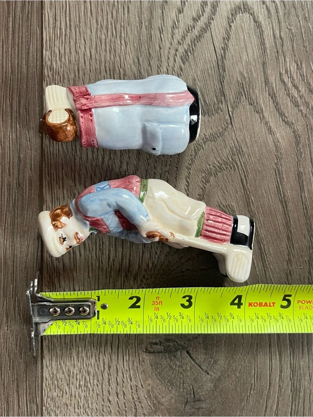 Midwest of Cannon Falls Golfer Bag Green Salt and Pepper Shakers